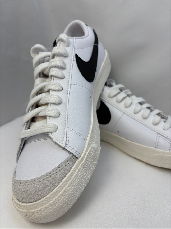Nike Shoes - Nike Blazer Low ‘77 Women’s Sz8.5 New White with Black Swoosh Sneakers #323